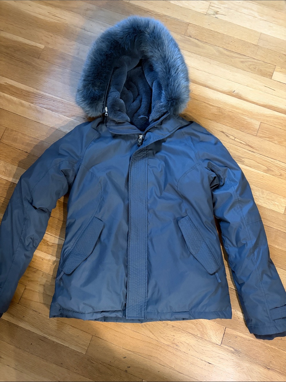 TNA Aritzia-The Summit Parka-Hooded Winter Jacket with Faux Fur Trim